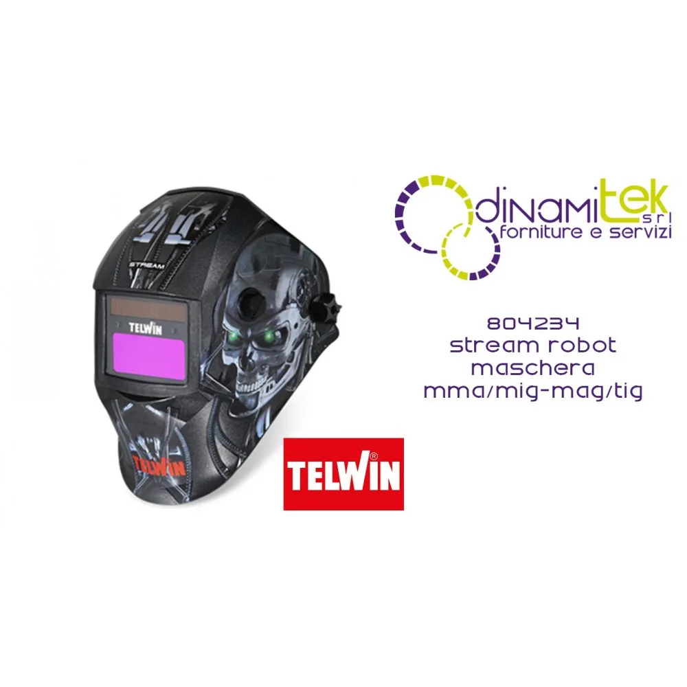 804234 STREAM ROBOT MASCHERA MMA/MIG-MAG/TIG TELWIN Dinamitek 1