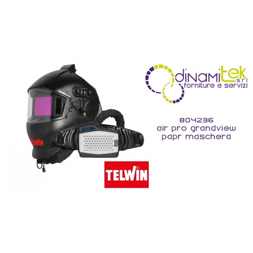 804236 AIR PRO GRANDVIEW PAPR MASCHERA TELWIN Dinamitek 1