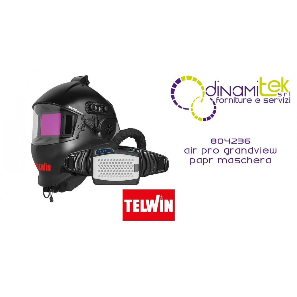 804236 AIR PRO GRANDVIEW PAPR MASCHERA TELWIN Dinamitek 1