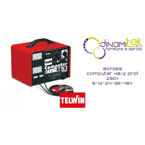 807063 COMPUTER CHARGER 48/2 PROF 230V 6-48V TELWIN