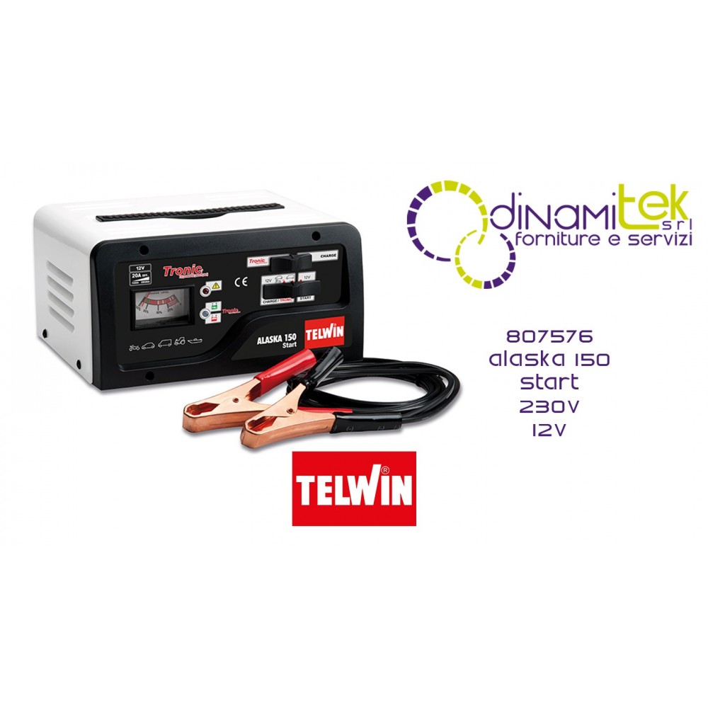 807576 AVVIATORE ALASKA 150 START 230V 12V TELWIN Dinamitek 1