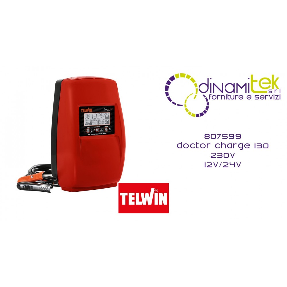 807599 AVVIATORE DOCTOR CHARGE 130 230V 12-24V TELWIN Dinamitek 1