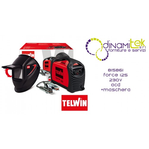 815861 SALDATRICE FORCE 125 230V ACD CON MASCHERA TELWIN Dinamitek 1