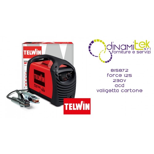 815872 SALDATRICE FORCE 125 230V ACD CON VALIGETTA CARTONE TELWIN Dinamitek 1