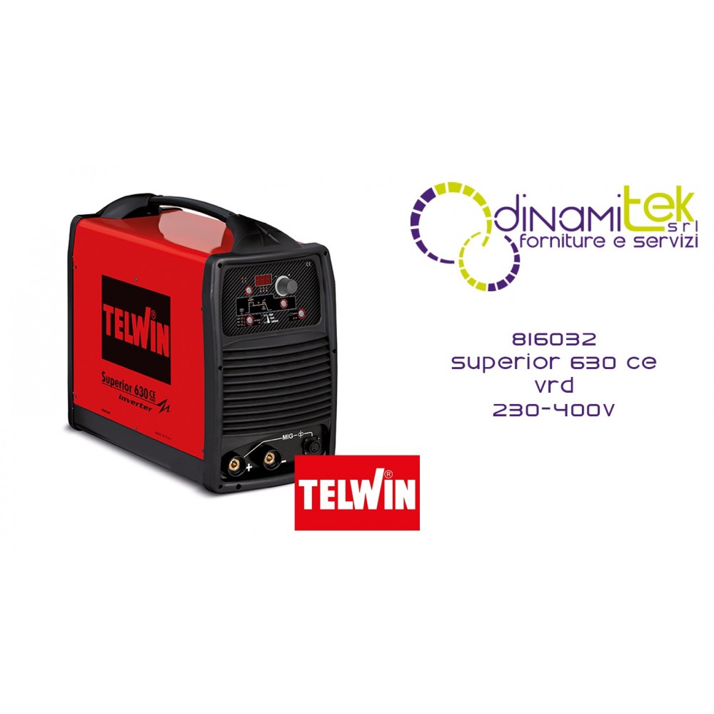 816032 SALDATRICE SUPERIOR 630 CE VRD 230-400V TELWIN Dinamitek 1