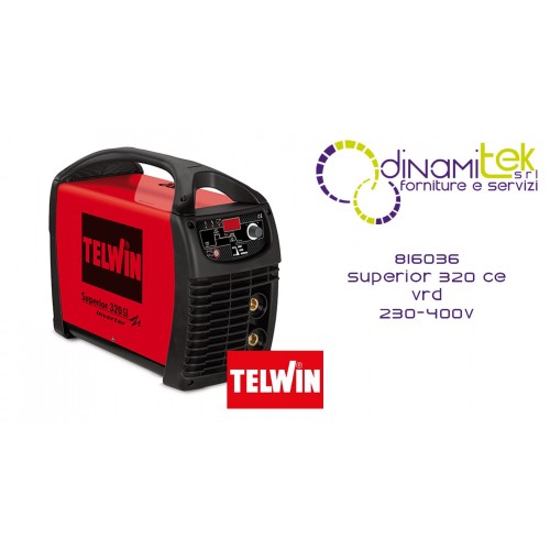 816036 SALDATRICE SUPERIOR 320 CE VRD 230-400V TELWIN Dinamitek 1