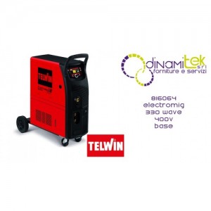 816064 SALDATRICE ELECTROMIG 330 WAVE 400V BASE TELWIN Dinamitek 1