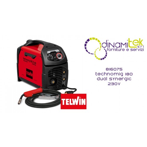 816075 TECHNOMIG 180 DUAL SYNERGIC 230V WELDING MACHINE TELWIN