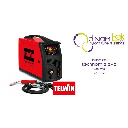 816076 SALDATRICE TECHNOMIG 240 WAVE 230V TELWIN Dinamitek 1