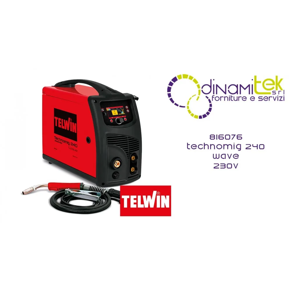 816076 SALDATRICE TECHNOMIG 240 WAVE 230V TELWIN Dinamitek 1