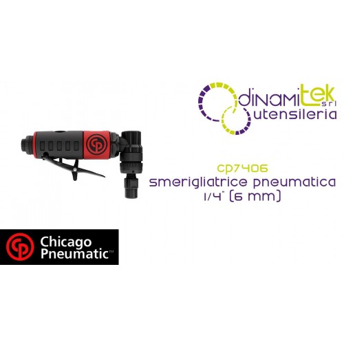 CHICAGO PNEUMATIC CP7406 SMERIGLIATRICE PNEUMATICA 1/4” (6 mm) Dinamitek 1