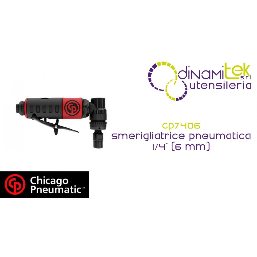 CHICAGO PNEUMATIC CP7406 SMERIGLIATRICE PNEUMATICA 1/4” (6 mm) Dinamitek 1
