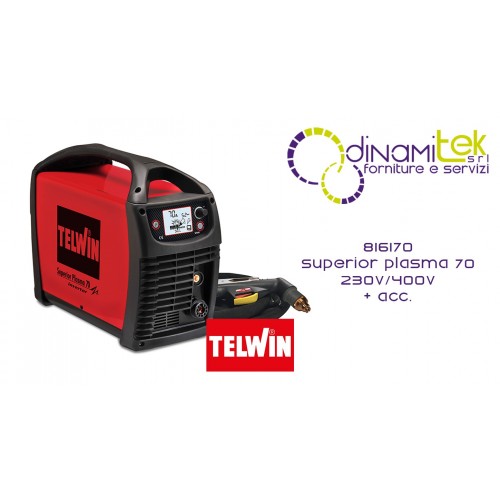 816170 SUPERIOR PLASMA 70 230-400V + ACC. TELWIN Dinamitek 1