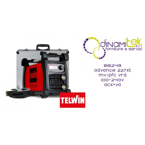 816249 SALDATRICE ADVANCE 227XT M-PFC VRD 100-240V ACC. CON VALIGETTA TELWIN Dinamitek 1