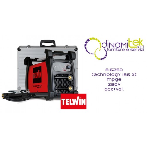 816250 SALDATRICE TECHNOLOGY 186 XT MPGE 230V ACC. CON VALIGETTA TELWIN Dinamitek 1