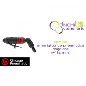 CHICAGO PNEUMATIC CP7408 SMERIGLIATRICE PNEUMATICA ANGOLARE 1/4” (6 mm) Dinamitek 1