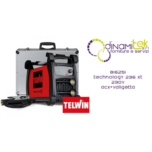 816251 SALDATRICE TECHNOLOGY 236 XT230V ACC. CON VALIGETTA TELWIN Dinamitek 1