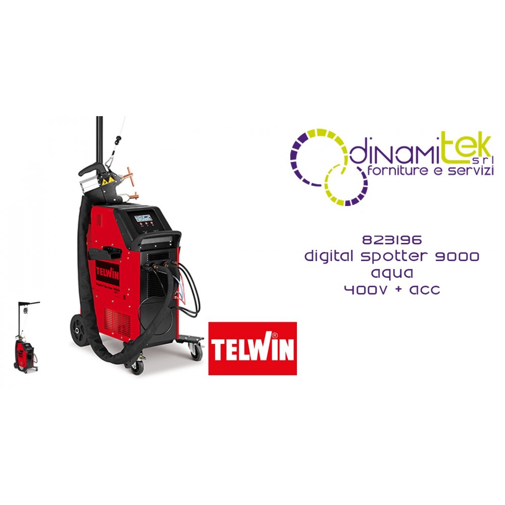 823196 SPOT DIGITAL SPOTTER 9000 AQUA 400V + ACC. TELWIN Dinamitek 1