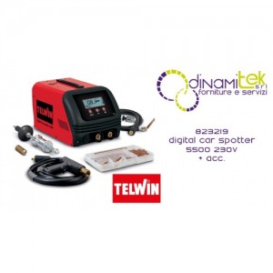 823219 SPOT DIGITAL CAR SPOTTER 5500 230V + ACC. TELWIN Dinamitek 1