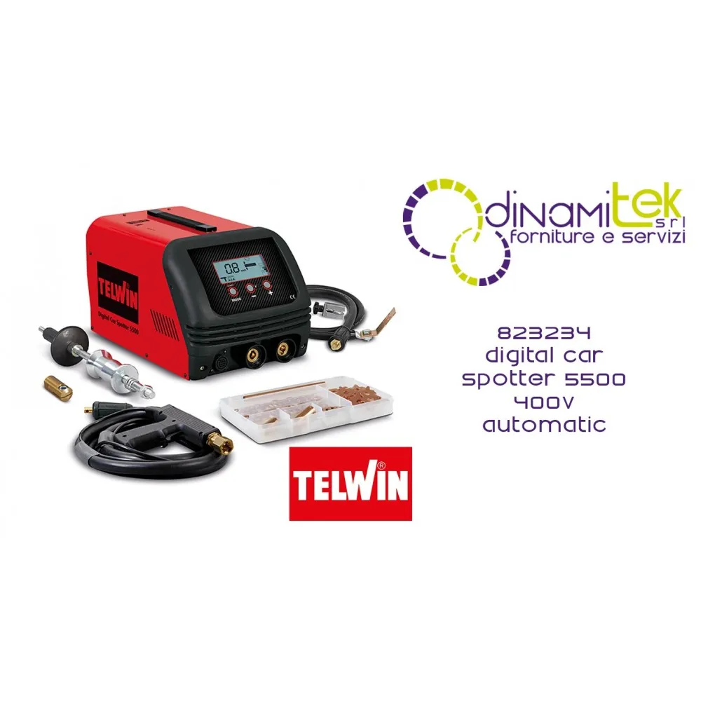 823234 SPOT DIGITAL CAR SPOTTER 5500 400V AUTOMATIC TELWIN Dinamitek 1