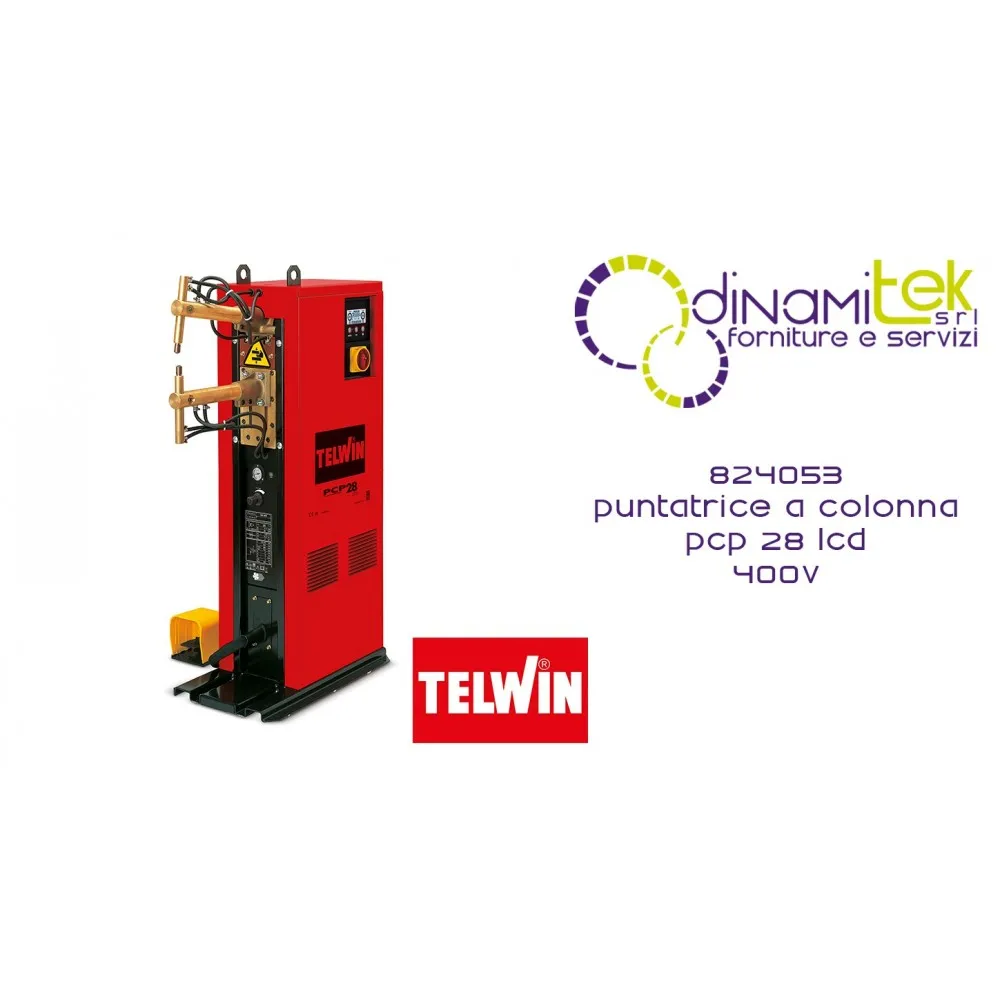 824053 PUNTATRICE PCP 28 LCD 400V TELWIN Dinamitek 1