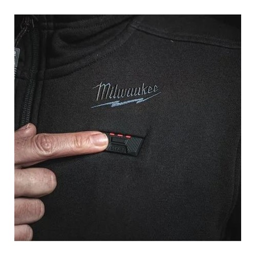 MILWAUKEE M12 HPVBL3-0 GILET PIUMINO RISCALDATO HEXON M12 NERO Dinamitek 3