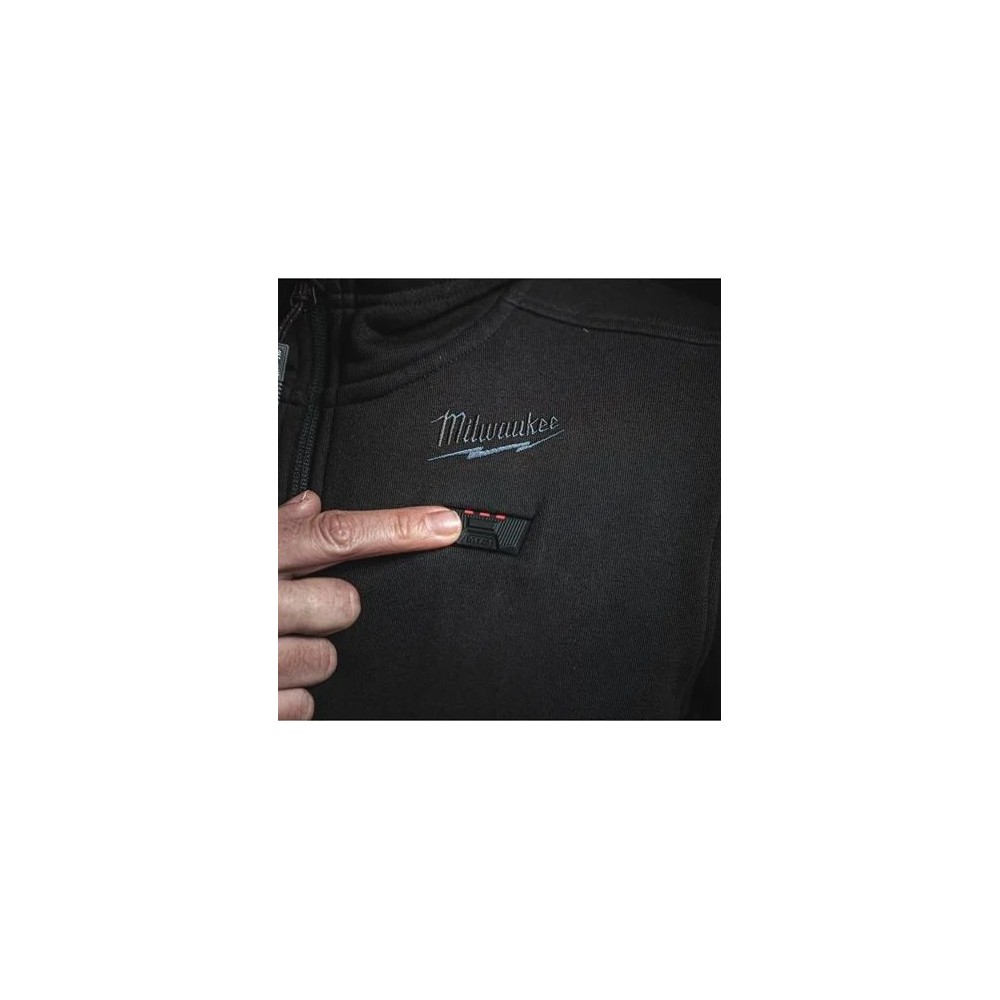 MILWAUKEE M12 HPVBL3-0 GILET PIUMINO RISCALDATO HEXON M12 NERO Dinamitek 3