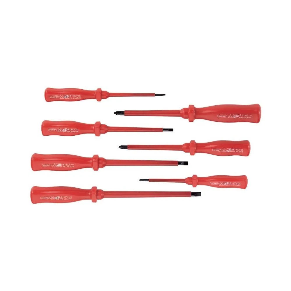 0355 - SERIE CACCIAVITI ELETTRICISTA 7 PZ FERVI Dinamitek 2
