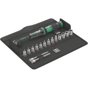 05130110001 - CLICKTORQUE A 6 SET 1 CHIAVE DINAMOMETRICA CON CRICCHETTO REVERSIBILE 1/4" (6.3 MM) 2.5 - 25 NM WERA Dinamitek 2