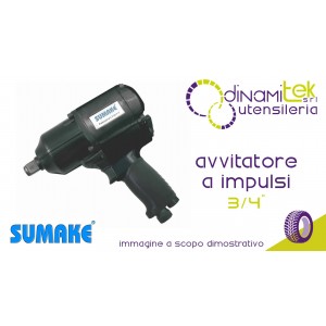 ST-5578H AVVITATORE PNEUMATICO A IMPULSI TWIN HAMMER 1356 NM 5000 GIRI-MIN SUMAKE Dinamitek 1
