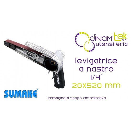 ST-7710 LEVIGATRICE A NASTRO PNEUMATICA (20X520 MM) 1/4″ SUMAKE Dinamitek 1