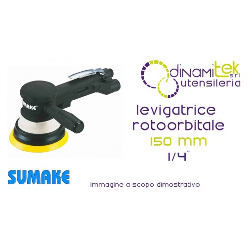 ST-7118DC-6 LEVIGATRICE ROTORBITALE ATTACCO ARIA 1/4″ SUMAKE Dinamitek 1