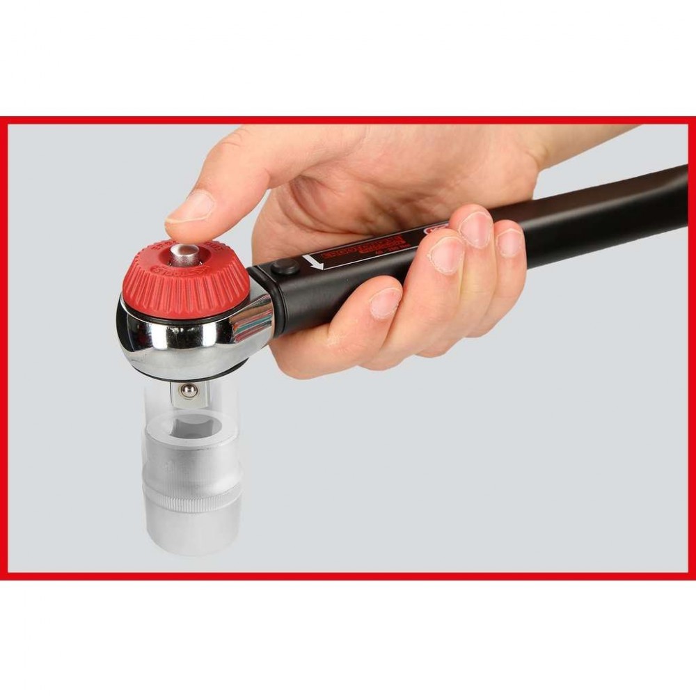 KS TOOLS 516.1402 CHIAVE DINAMOMETRICA 1/4" A QUADRO SCORREVOLE 1-5 Nm ERGOPREC Dinamitek 6