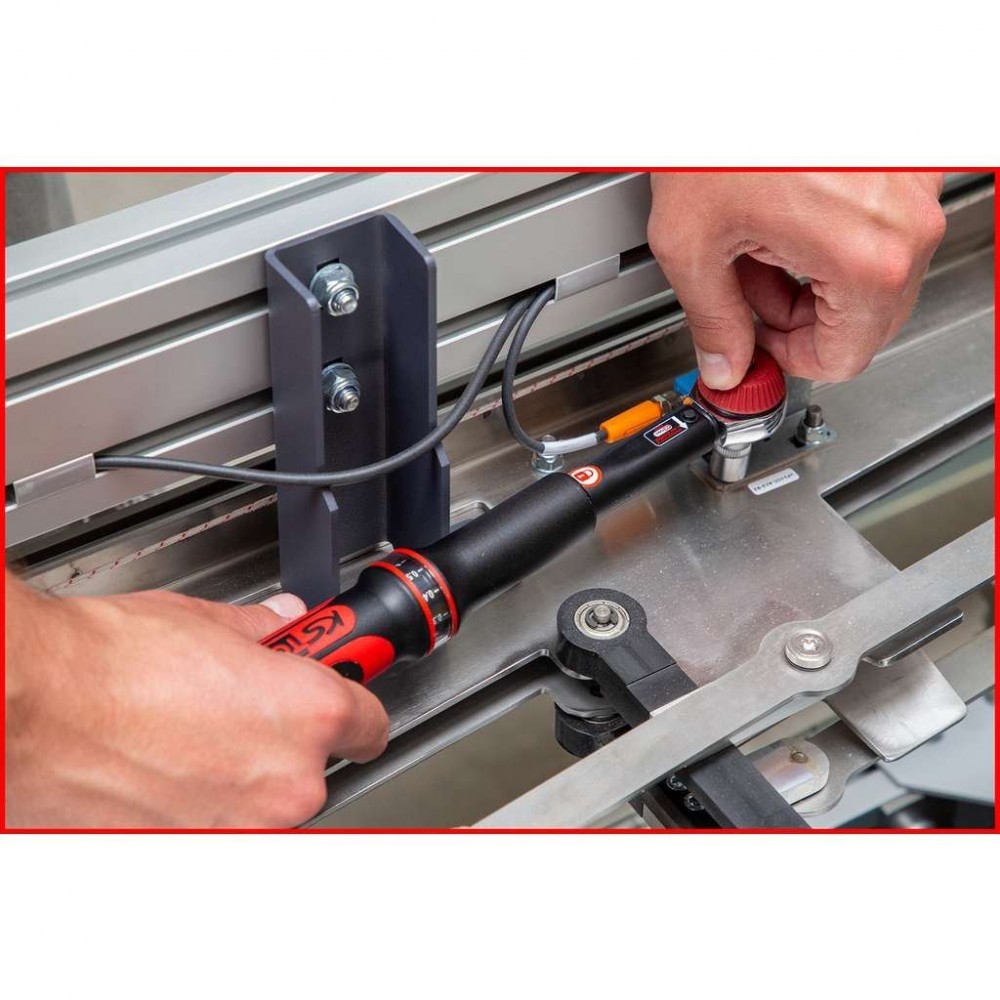 KS TOOLS 516.1402 CHIAVE DINAMOMETRICA 1/4" A QUADRO SCORREVOLE 1-5 Nm ERGOPREC Dinamitek 13