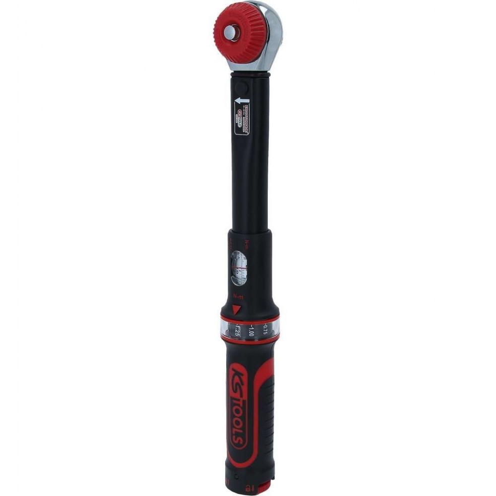 KS TOOLS 516.1422 CHIAVE DINAMOMETRICA 3/8" A QUADRO SCORREVOLE 10-50 Nm ERGOPREC Dinamitek 3