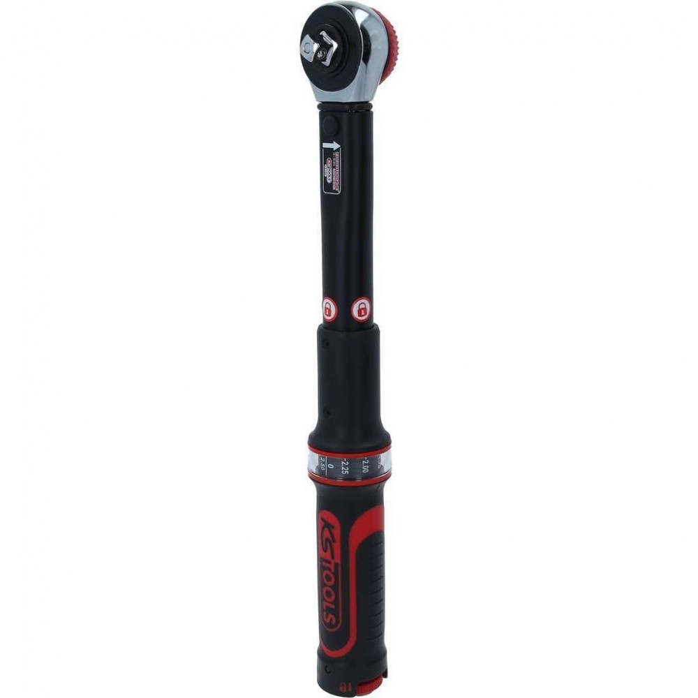 KS TOOLS 516.1422 CHIAVE DINAMOMETRICA 3/8" A QUADRO SCORREVOLE 10-50 Nm ERGOPREC Dinamitek 4