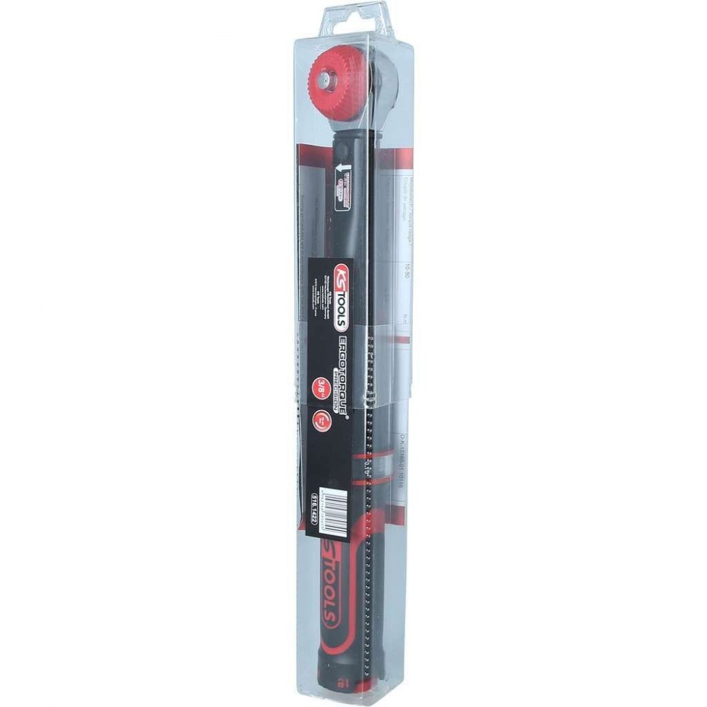 KS TOOLS 516.1422 CHIAVE DINAMOMETRICA 3/8" A QUADRO SCORREVOLE 10-50 Nm ERGOPREC Dinamitek 5