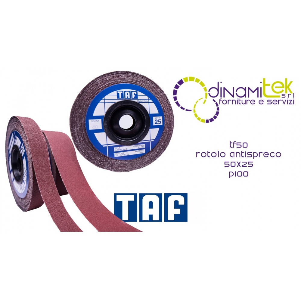 TF50 ROTOLO ANTISPRECO 50x25 P100 TAF Dinamitek 1