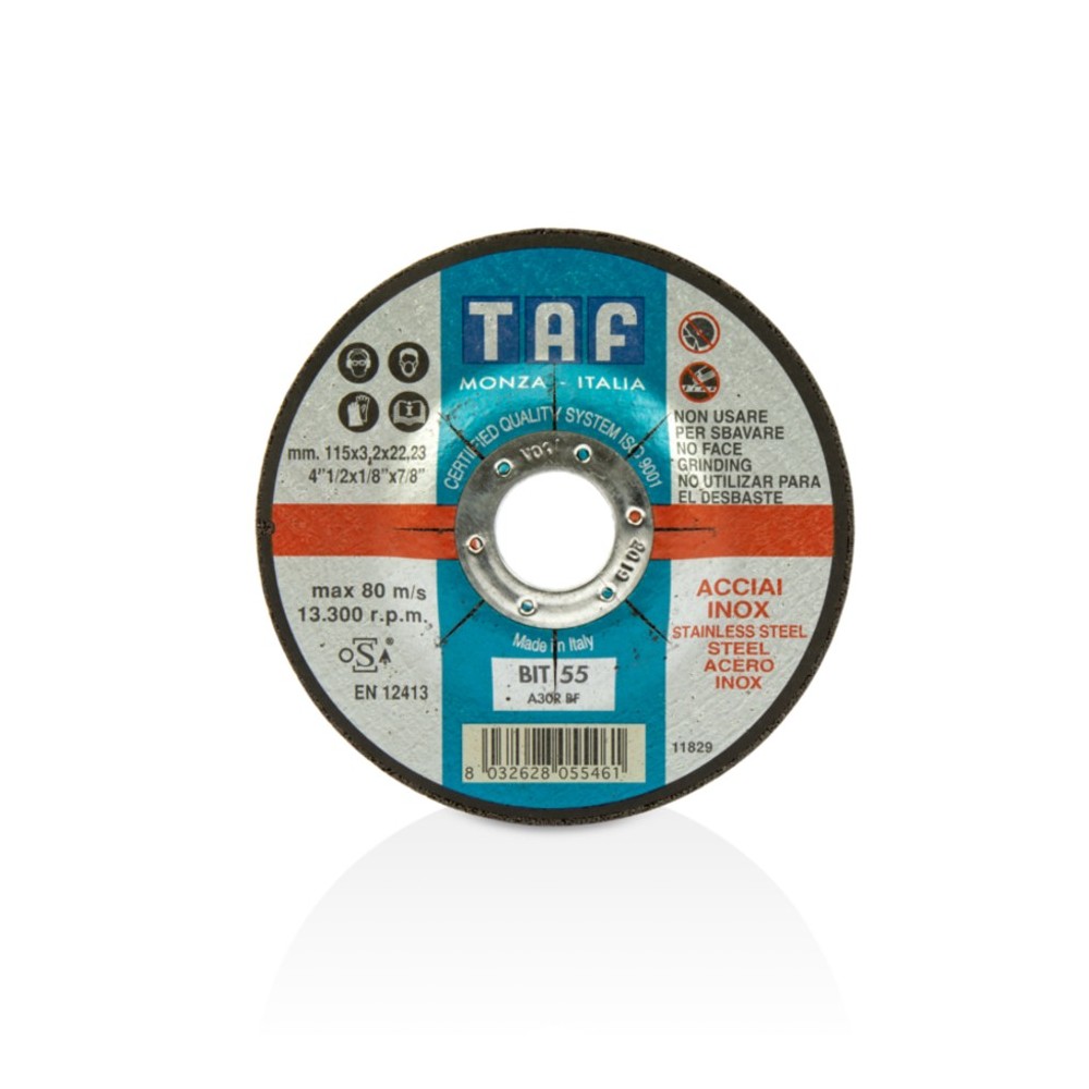 BIT55 DISCO DA TAGLIO 115x3.2x22.23 A30R BF TAF Dinamitek 2