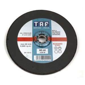 BIS60 GRINDING DISC 115X6.5X22.23 A30P BF TAF Dinamitek 2