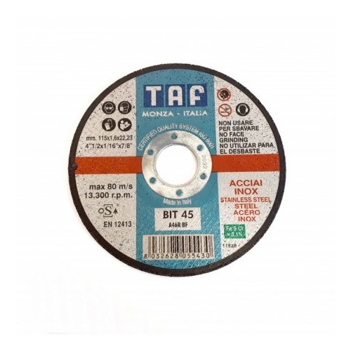 BIT50 TRENNSCHEIBE 230X2X22,23 A36R BF TAF Dinamitek 2