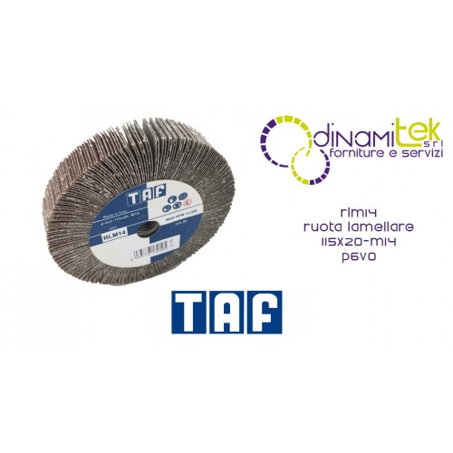 RLM14 FLAP WHEEL 115X20-M14 P60 TAF Dinamitek 1