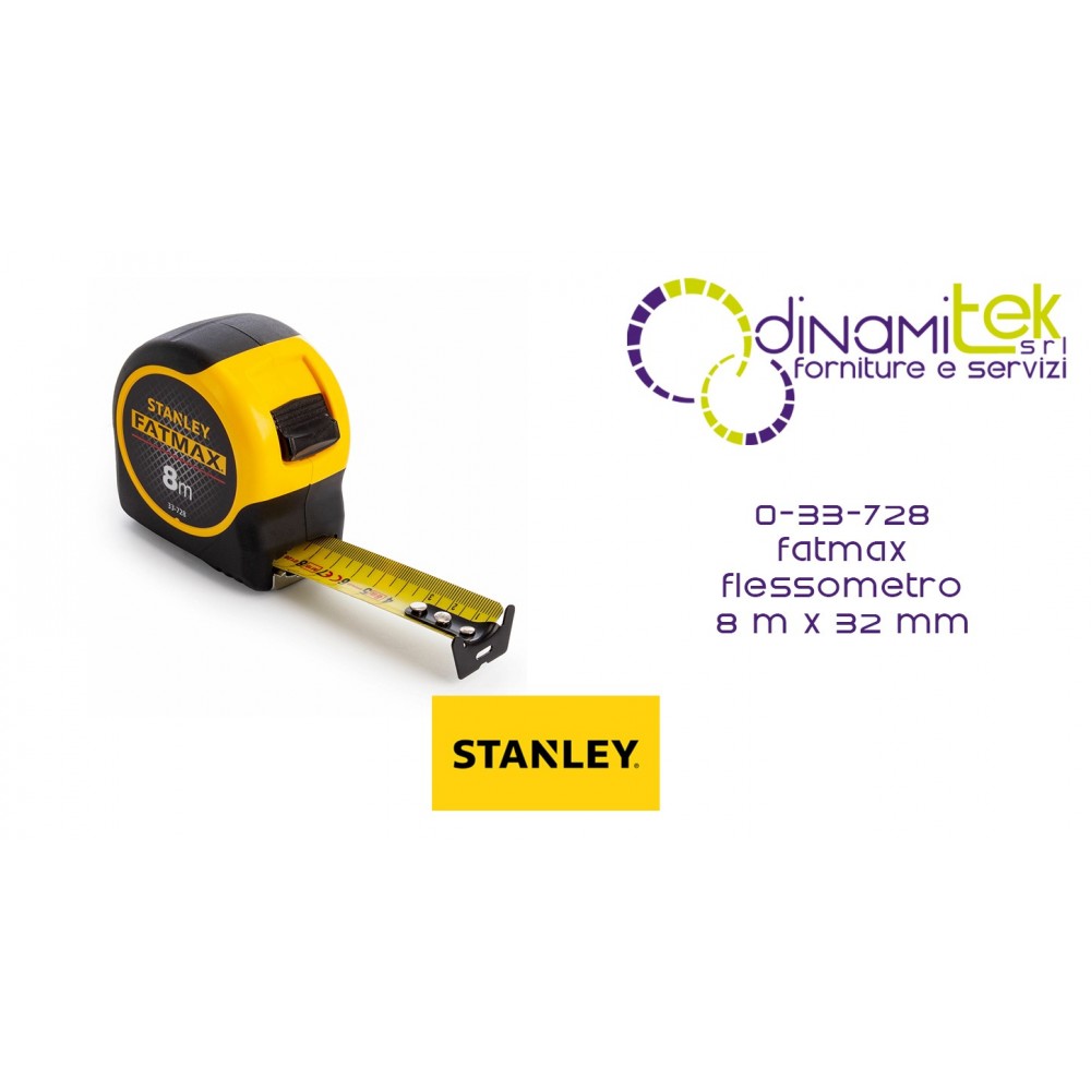 33-728 MèTRE RUBAN FATMAX STANLEY 8 MX 32 MM Dinamitek 1