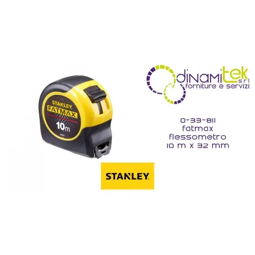 33-811 MèTRE RUBAN FATMAX STANLEY 10 MX 32 MM Dinamitek 1