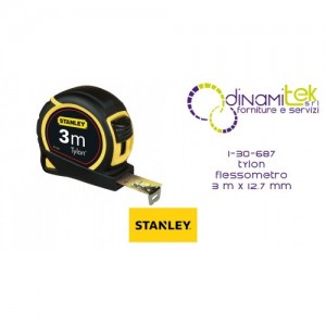 30- 687 TYLON STANLEY TAPE MEASURE 3 MX 12.7 MM Dinamitek 1