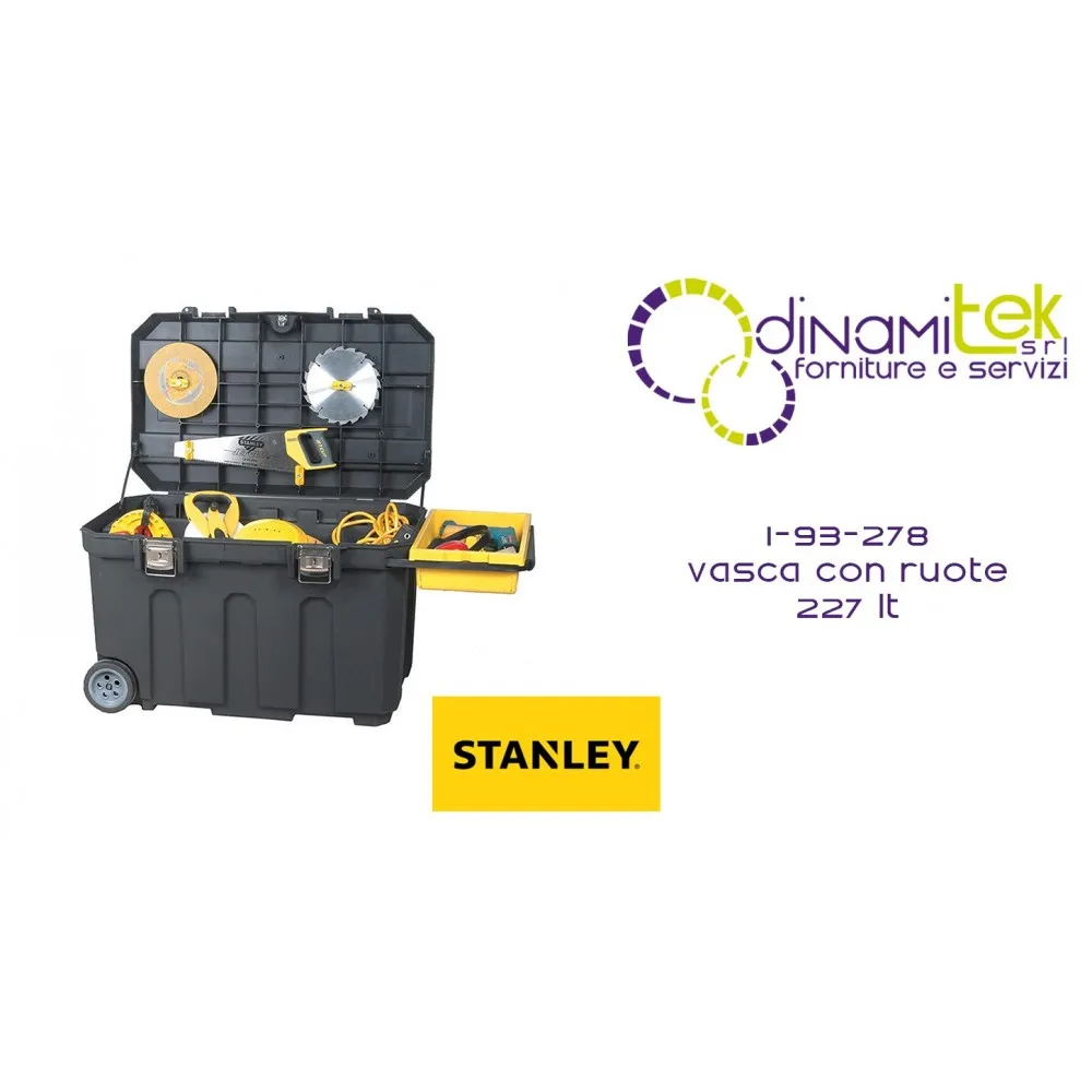1-BOX MIT ROLLEN 227 LT 93-278 STANLEY Dinamitek 1