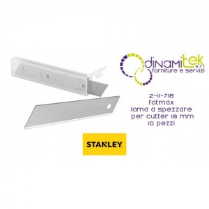 11-718 HOJA DIVIDIDA FATMAX PARA CORTADORA STANLEY DE 18 MM Dinamitek 1