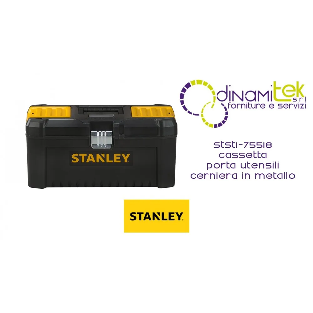 STST1-75518 COFFRE à OUTILS ESSENTIEL CHARNIèRES MéTALLIQUES STANLEY Dinamitek 1