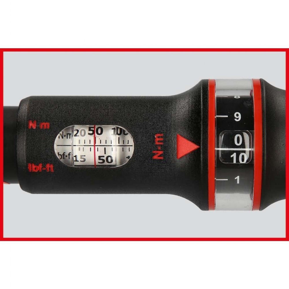 KS TOOLS 516.1422 CHIAVE DINAMOMETRICA 3/8" A QUADRO SCORREVOLE 10-50 Nm ERGOPREC Dinamitek 13