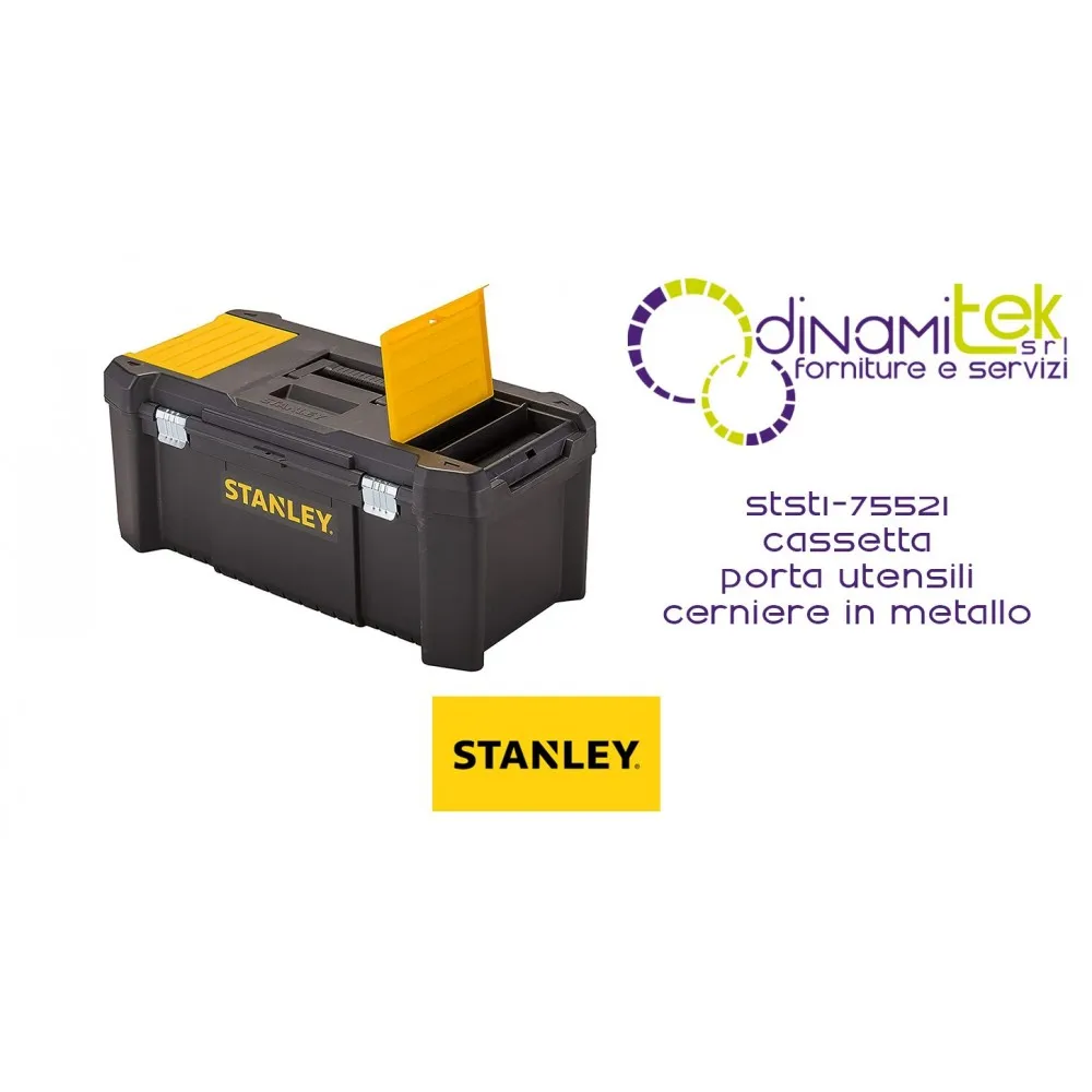 STST1-75521 ESSENTIAL TOOLBOX STANLEY METALLSCHARNIERE Dinamitek 1